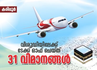 31 flights take off for purity